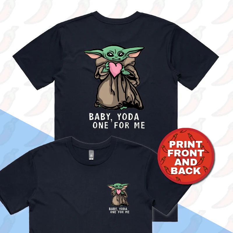 Baby Yoda Love 👽❤️ - Men's T Shirt - Image 11