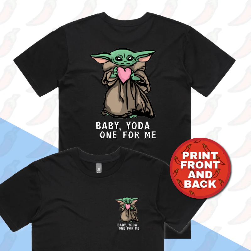 Baby Yoda Love 👽❤️ - Men's T Shirt - Image 8