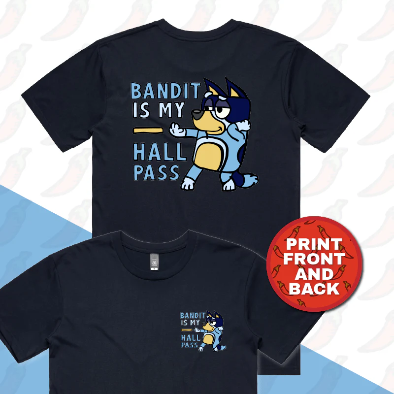 Bandit Hall Pass 🦴 - Men's T Shirt - Image 11