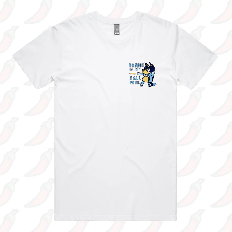 Bandit Hall Pass 🦴 - Men's T Shirt - Image 13