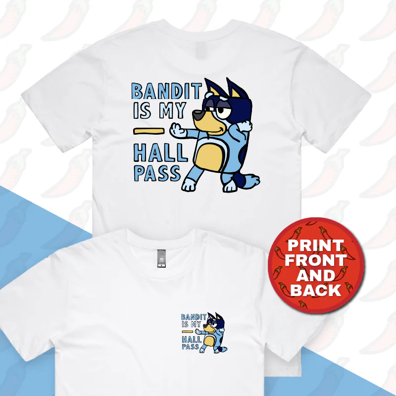 Bandit Hall Pass 🦴 - Men's T Shirt - Image 14