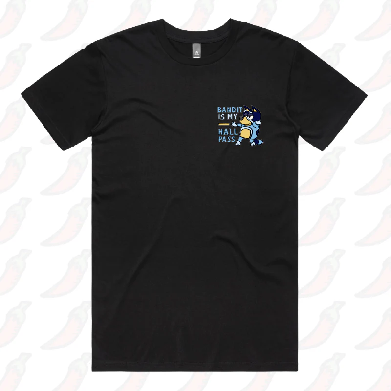 Bandit Hall Pass 🦴 - Men's T Shirt - Image 4