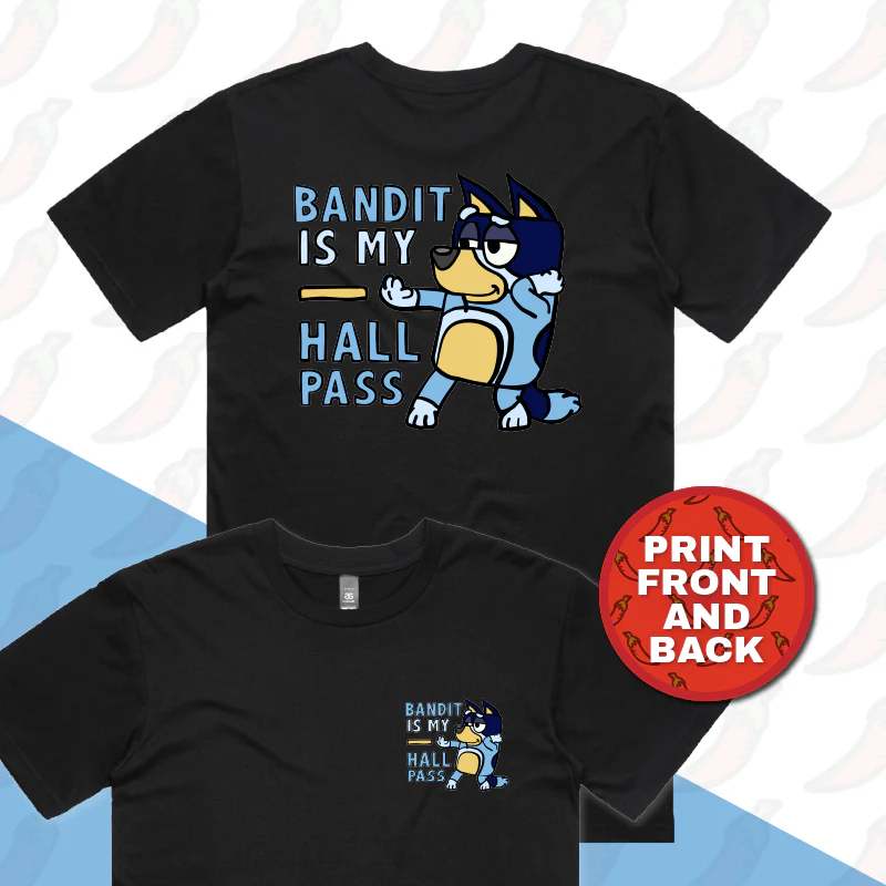 Bandit Hall Pass 🦴 - Men's T Shirt - Image 5