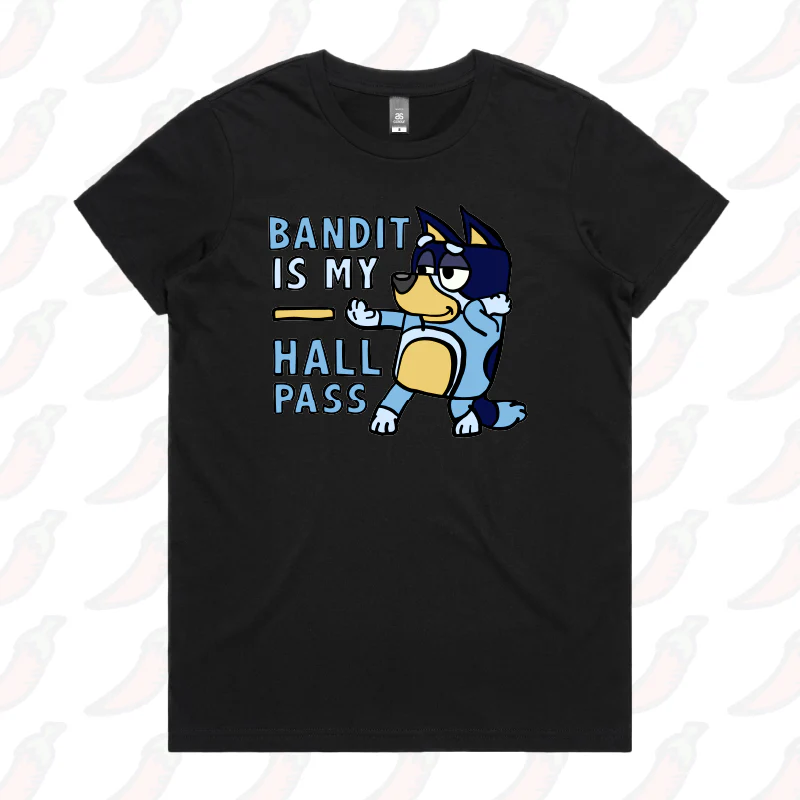 Bandit Hall Pass 🦴 - Women's T Shirt - Image 3