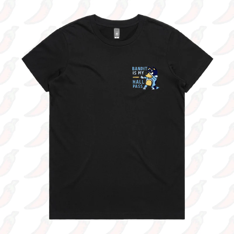 Bandit Hall Pass 🦴 - Women's T Shirt - Image 4