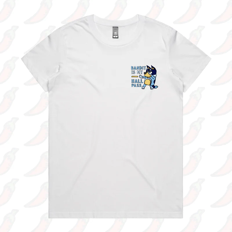 Bandit Hall Pass 🦴 - Women's T Shirt - Image 6