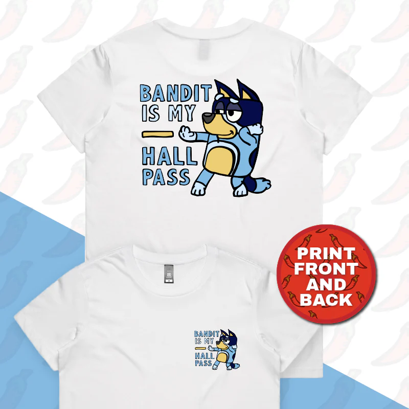 Bandit Hall Pass 🦴 - Women's T Shirt - Image 8
