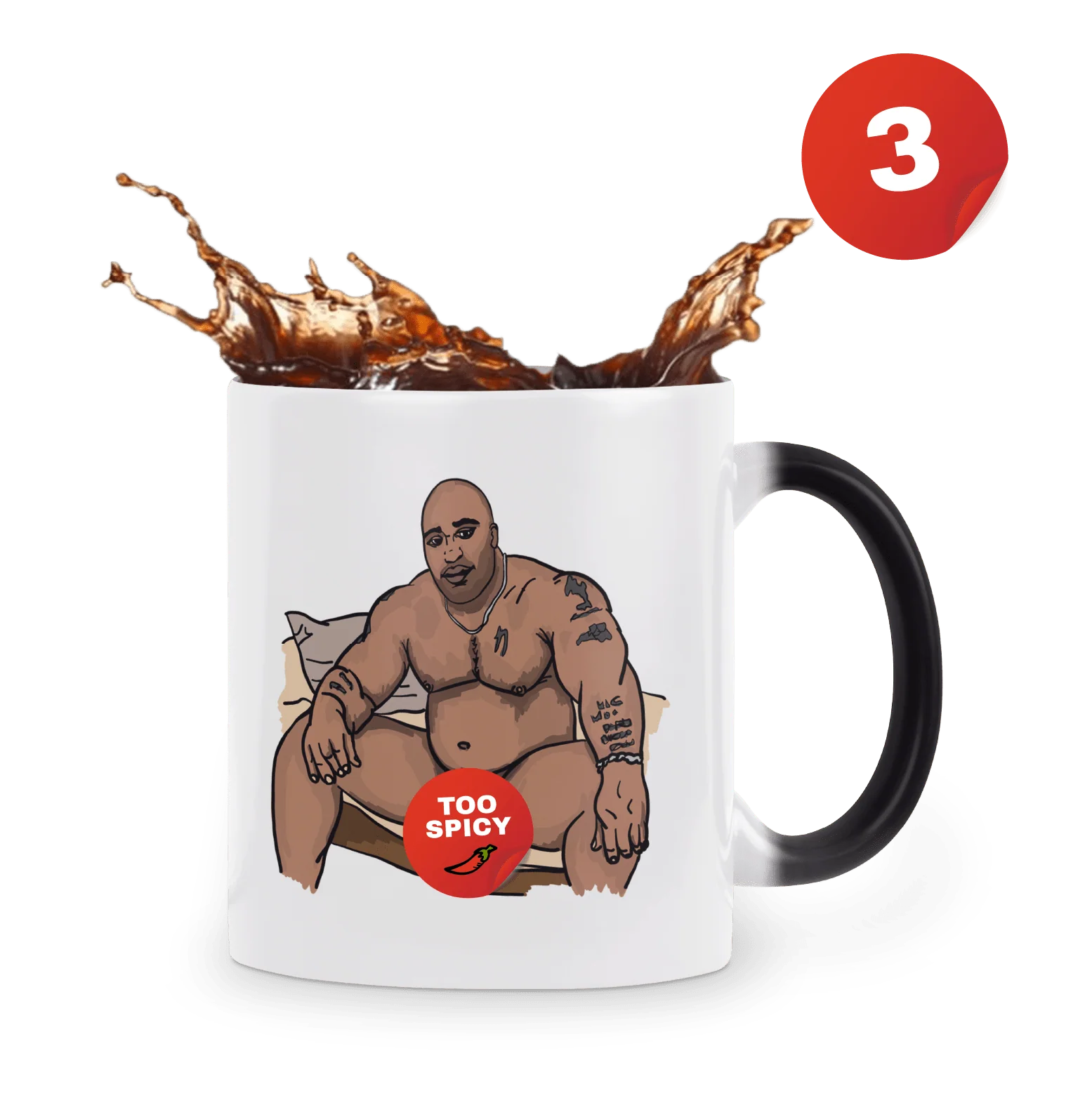 Big Barry UNCENSORED 🍆 - Heat Reveal Mug - Image 4