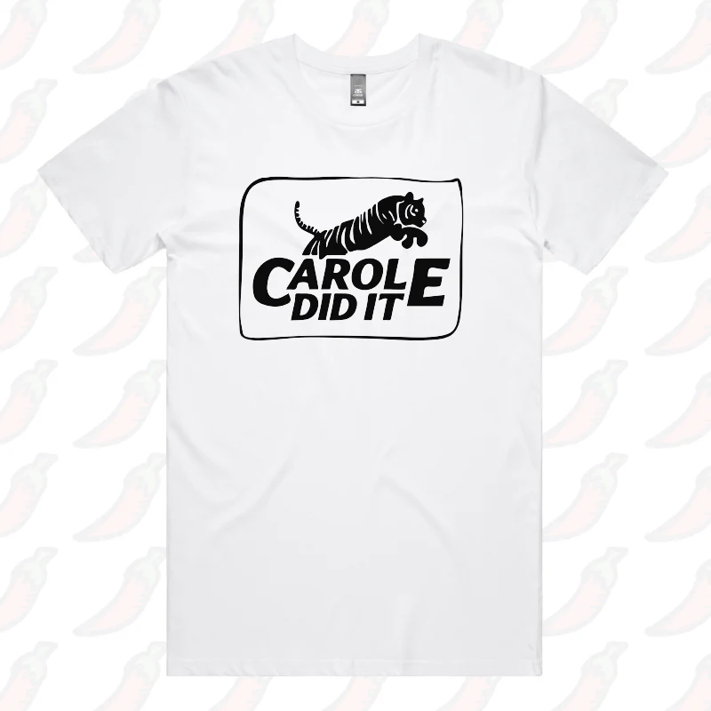 Carole Did It ๐ฅฉ - Men's T Shirt - Image 3