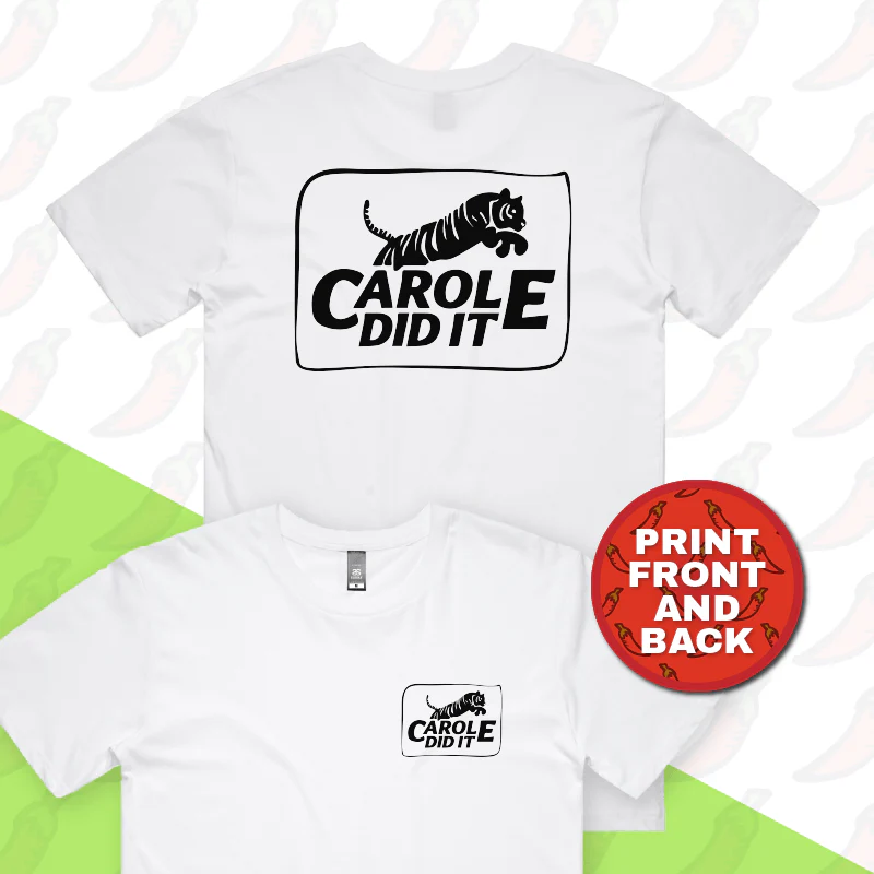 Carole Did It ๐ฅฉ - Men's T Shirt - Image 5
