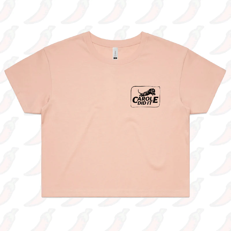 Carole Did It 🥩 - Women's Crop Top - Image 4