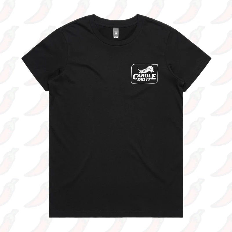 Carole Did It 🥩 - Women's T Shirt - Image 6