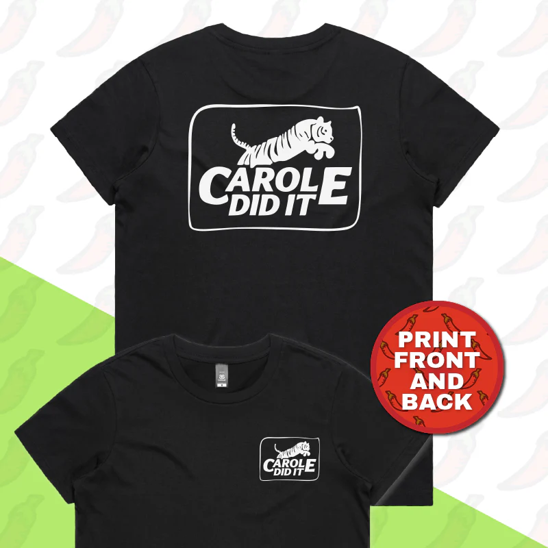 Carole Did It 🥩 - Women's T Shirt - Image 7
