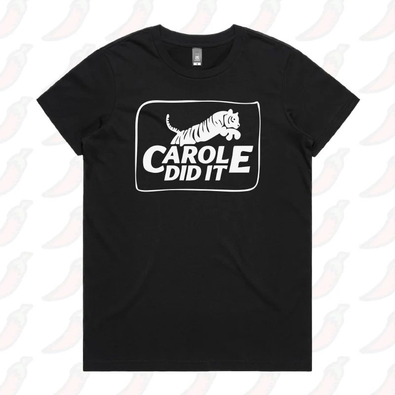 Carole Did It 🥩 - Women's T Shirt - Image 8