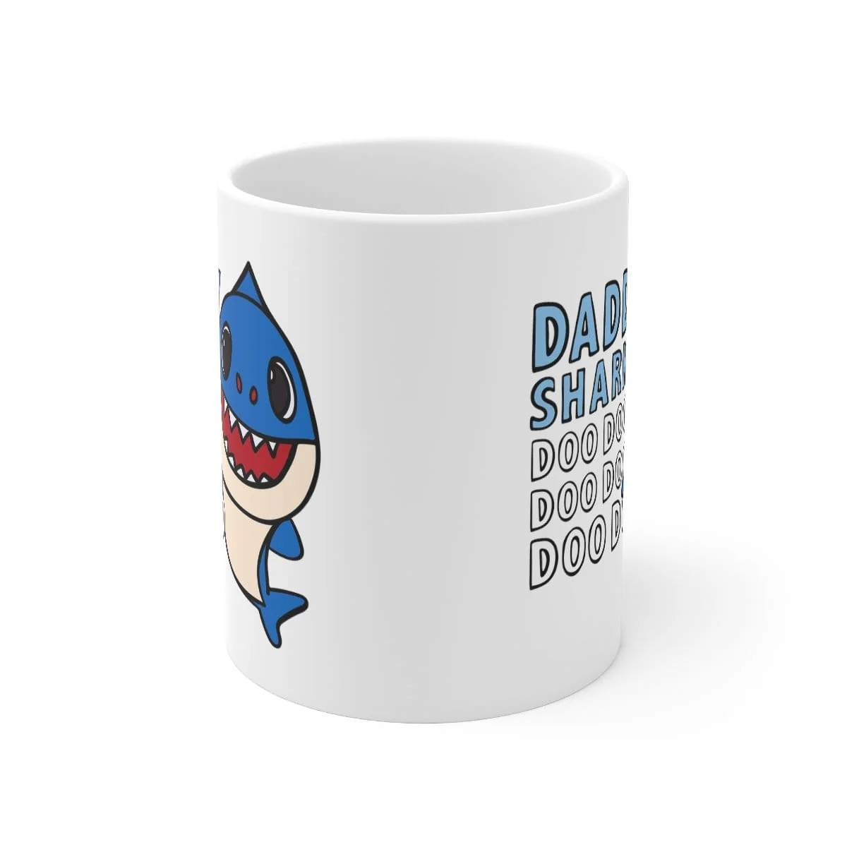 Daddy Shark 🦈 - Coffee Mug - Image 4
