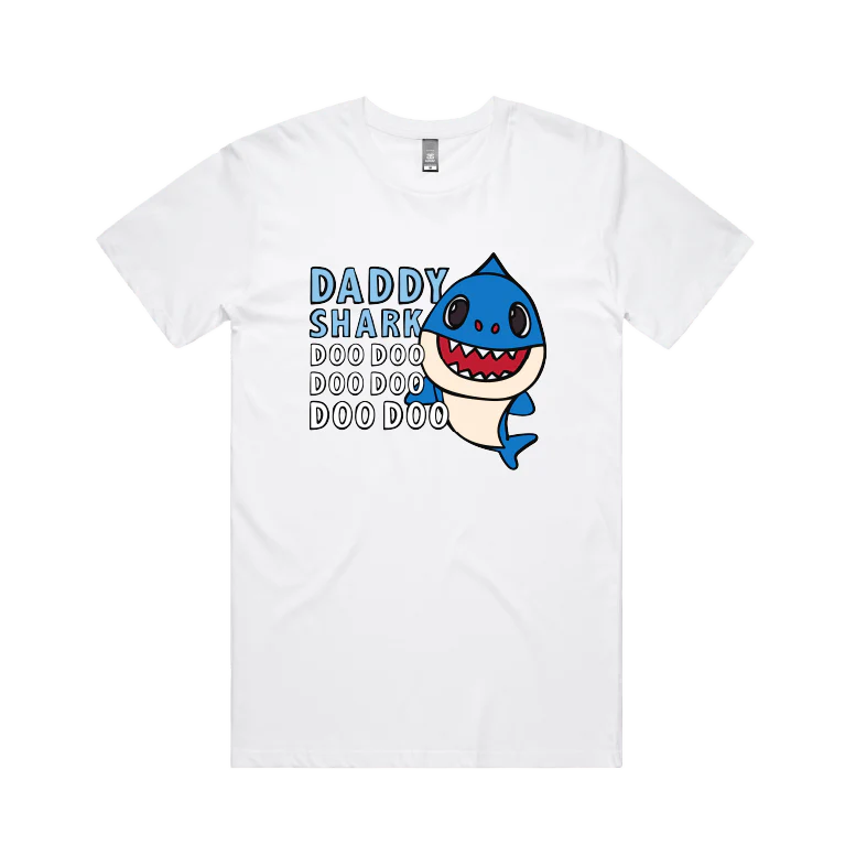 Daddy Shark 🦈 - Men's T Shirt - Image 12