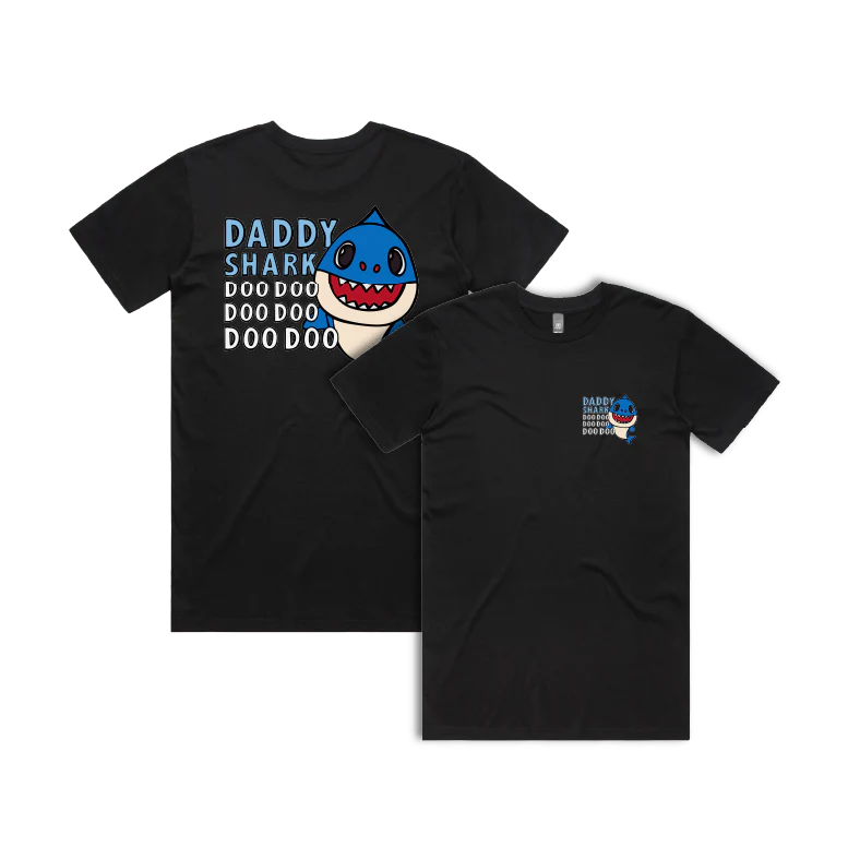 Daddy Shark 🦈 - Men's T Shirt - Image 4