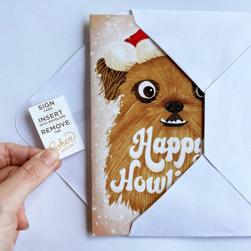 Endless Woofing Christmas ๐ถ๐๐ - Joker Greeting Prank Card (Glitter + Sound) - Image 3