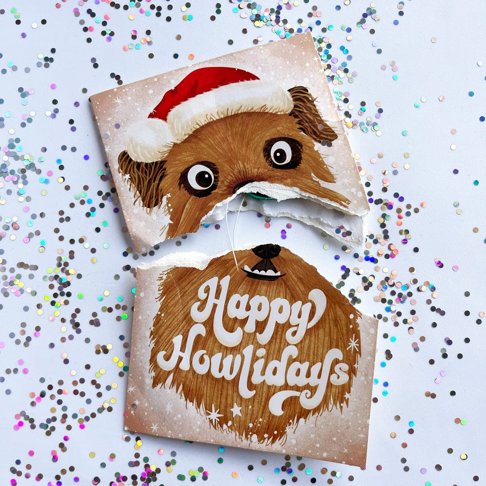 Endless Woofing Christmas ๐ถ๐๐ - Joker Greeting Prank Card (Glitter + Sound) - Image 5