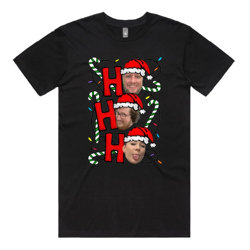 HoHoHo! 🎅🎅🎅 - Personalised Unisex T Shirt - Image 3