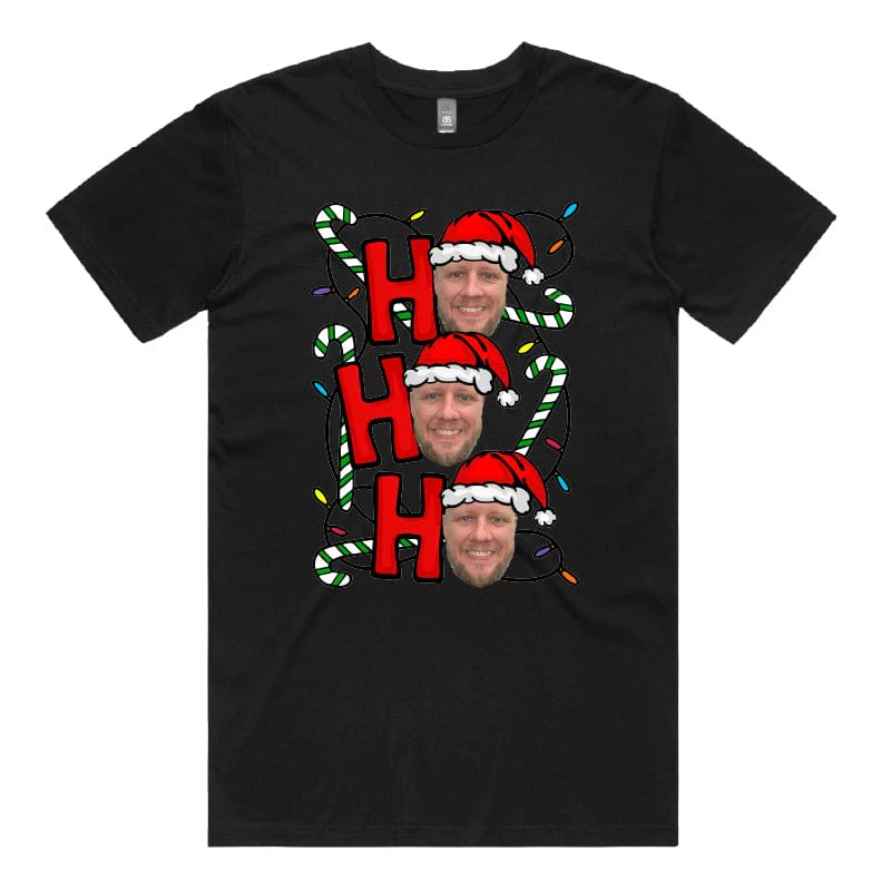 HoHoHo! 🎅🎅🎅 - Personalised Unisex T Shirt - Image 4