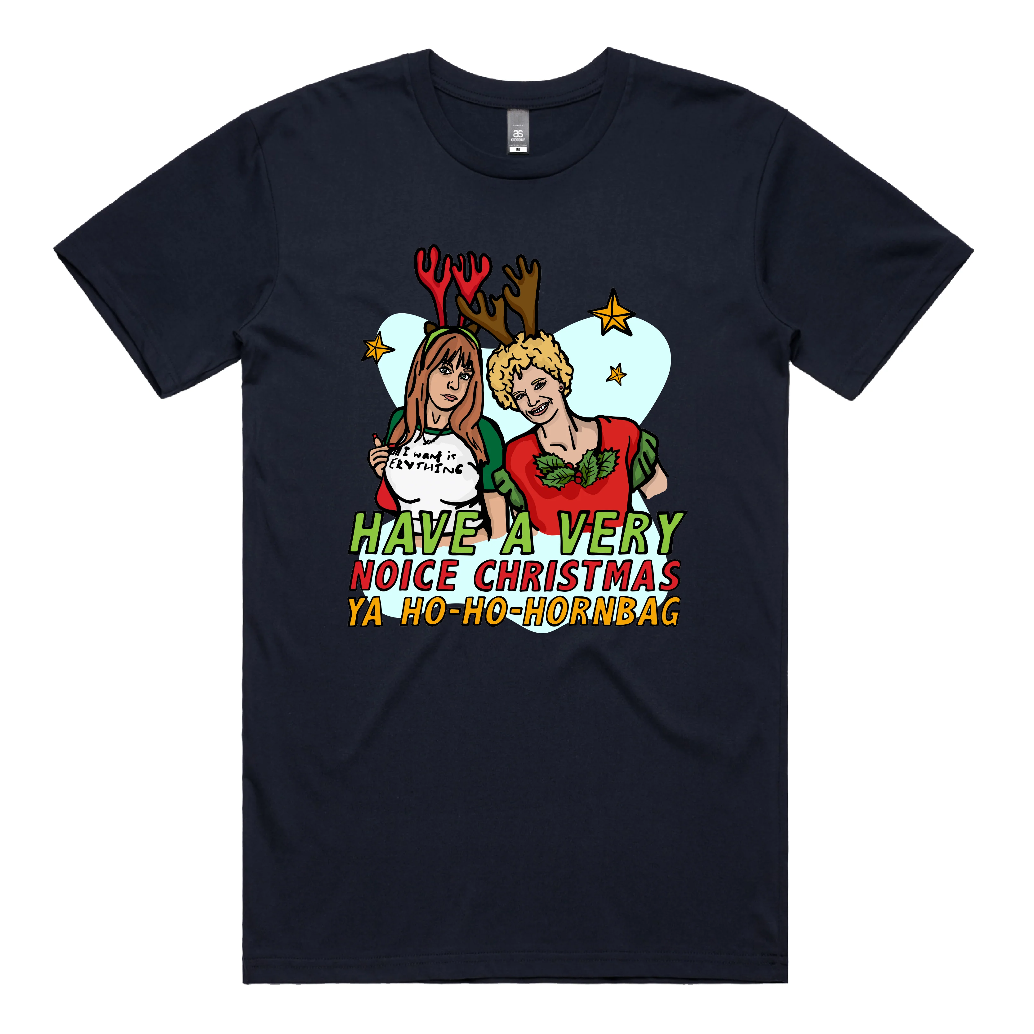 Kath & Kim Christmas 😈🎄 - Men's T Shirt - Image 12