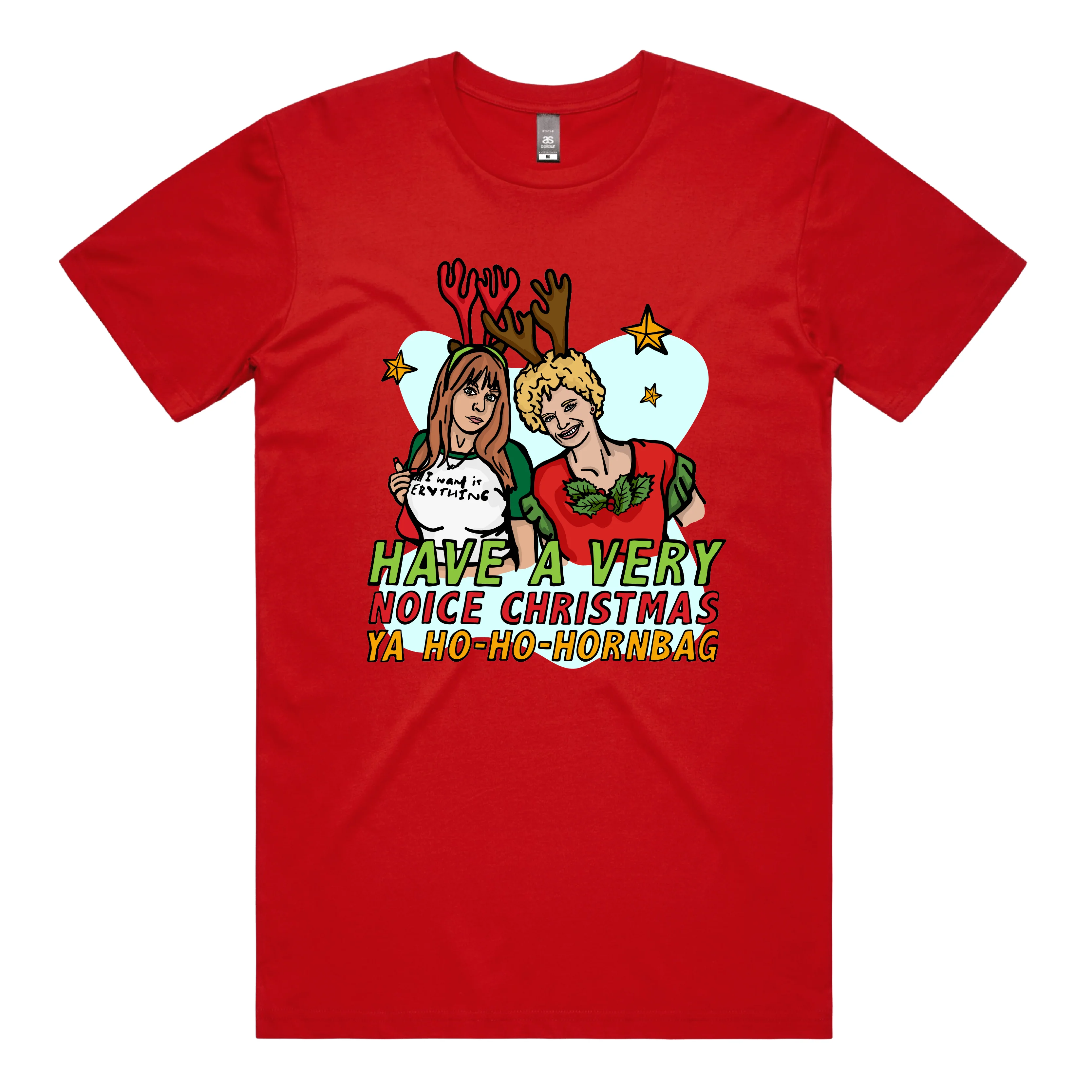 Kath & Kim Christmas 😈🎄 - Men's T Shirt - Image 3