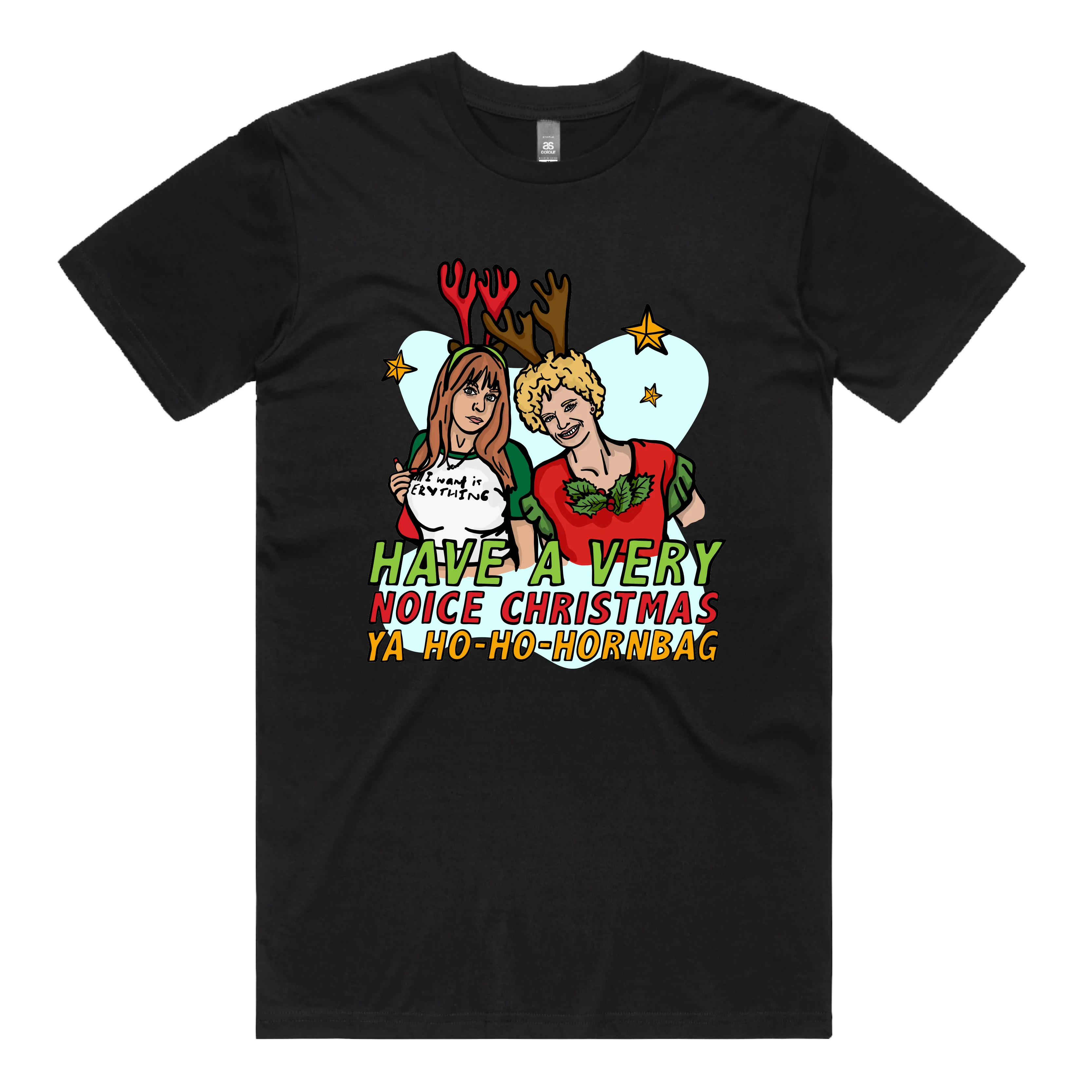 Kath & Kim Christmas 😈🎄 - Men's T Shirt - Image 6