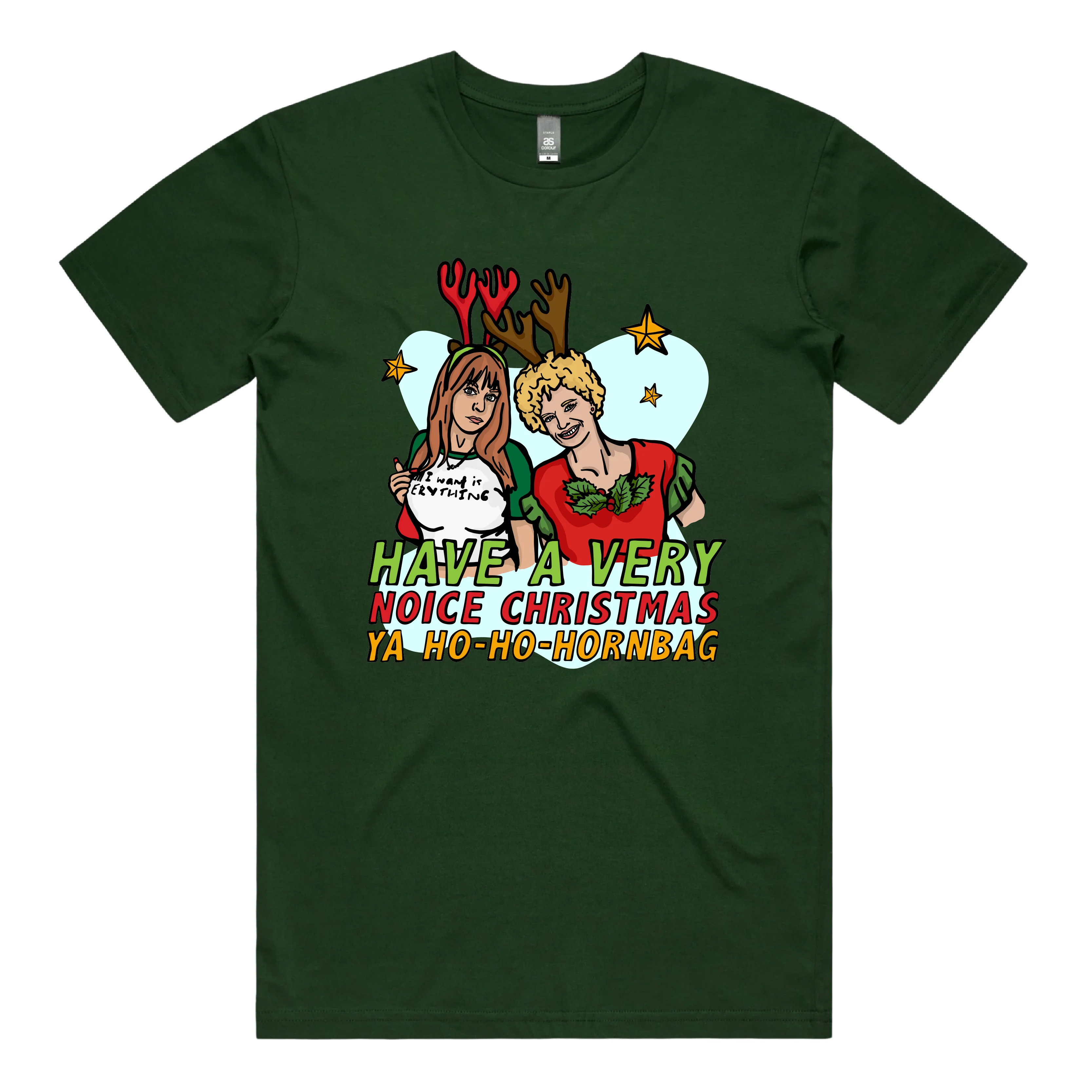 Kath & Kim Christmas 😈🎄 - Men's T Shirt - Image 8
