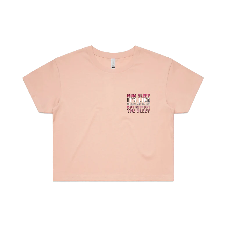 Mum Sleep 🥱 - Women's Crop Top - Image 5