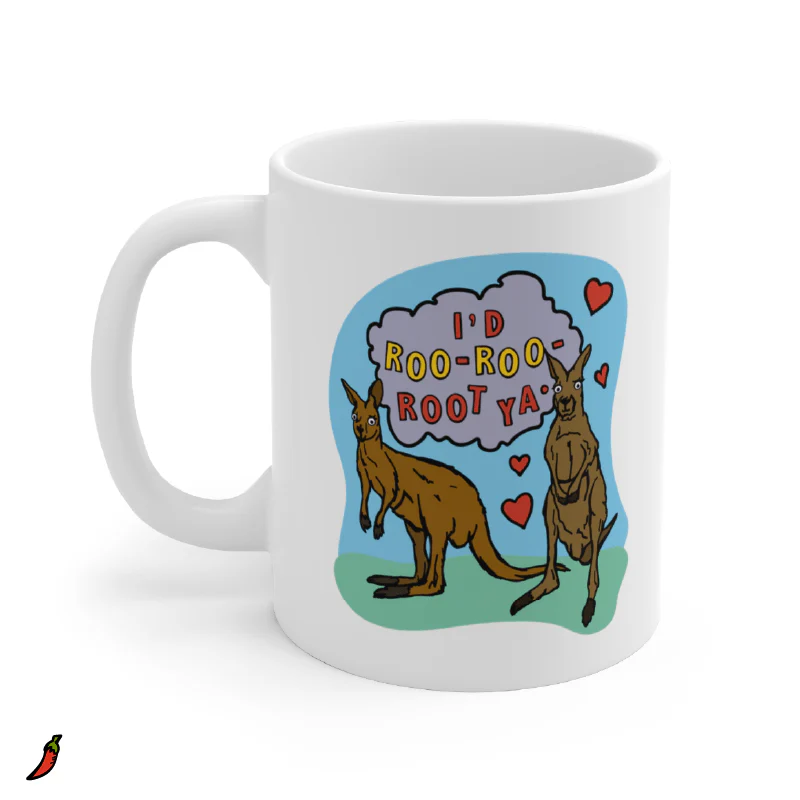 Roo Roo Root Ya 🦘 – Coffee Mug - Image 3