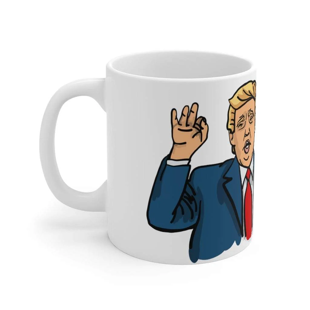 Trump Approves Your Dad 👌 - Personalised Coffee Mug - Image 3
