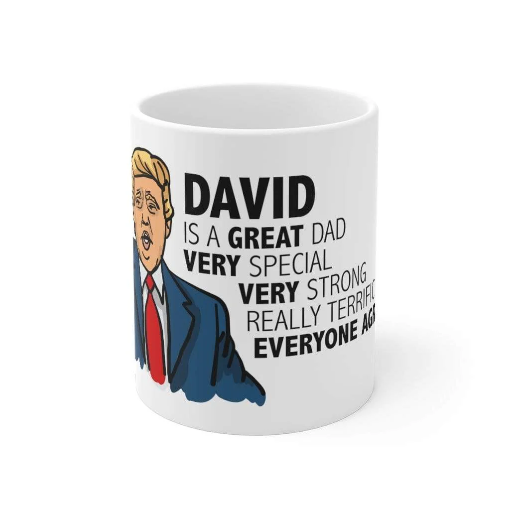Trump Approves Your Dad 👌 - Personalised Coffee Mug - Image 5