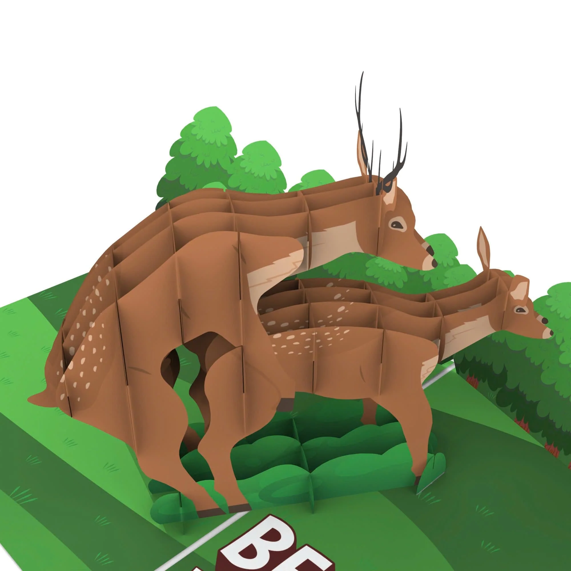 Two F*cking Deer 🫎 - 3D Inappropriate Greeting Card - Image 7
